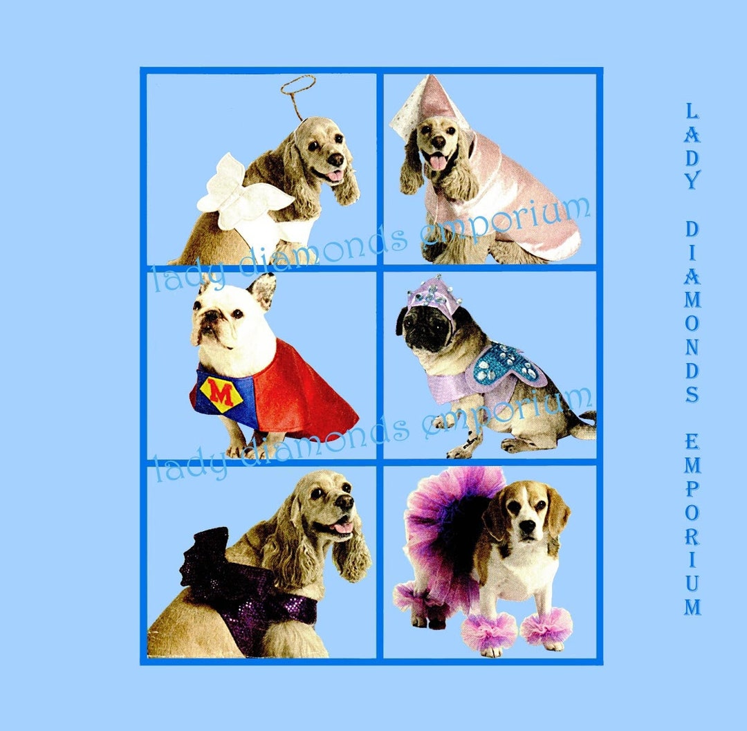 Dogs Costumes 4 Sizes Styles Coats Jacket Super Mutt Cape Angel Wings