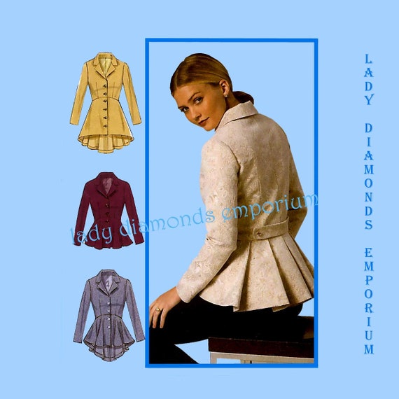 Mccalls 7513 Fitted Jacket Back Princess Seams, Length, & Peplum