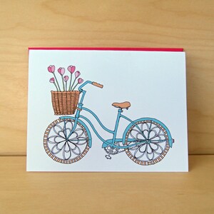 Tulip Bike - Frühlings Fahrrad Karte