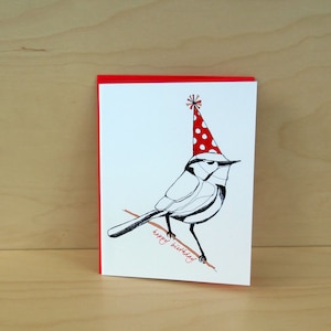 Party Bird - Carte d'anniversaire