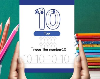 Learn Arabic numbers 1 to 20 with ease 20 Number tracing worksheets Printable Number Tracing for Kids Handwriting Practice PDF