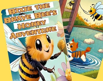 Bedtime Story Bee Books Educational for kids : Bixie Honey Adventure eBook for Children (PDF)