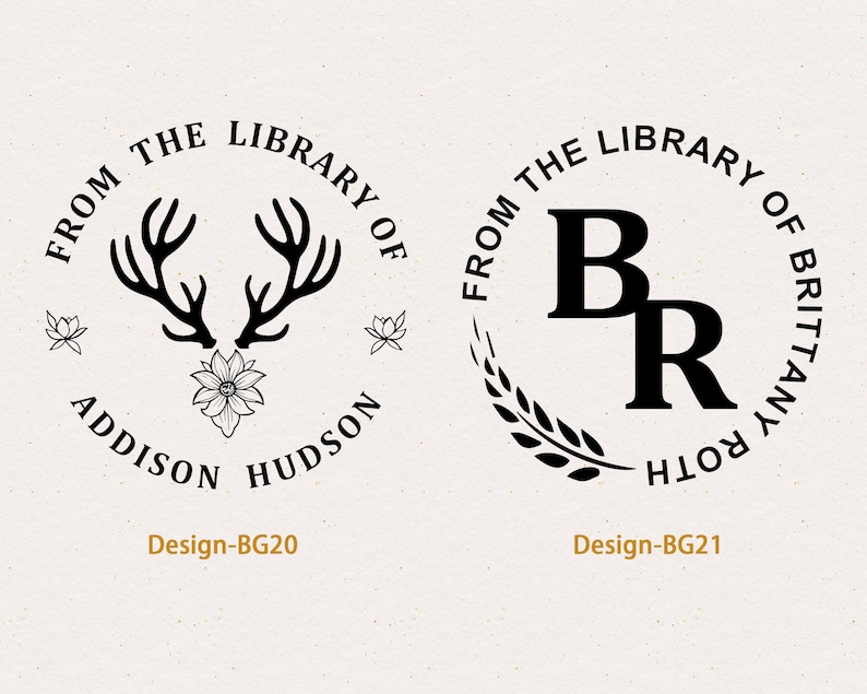 BOOK STAMP PERSONALIZED | Custom Library Stamp | Self-inking Stamp | From the Library of Stamp | Book Lover Gift | Christmas Gifts