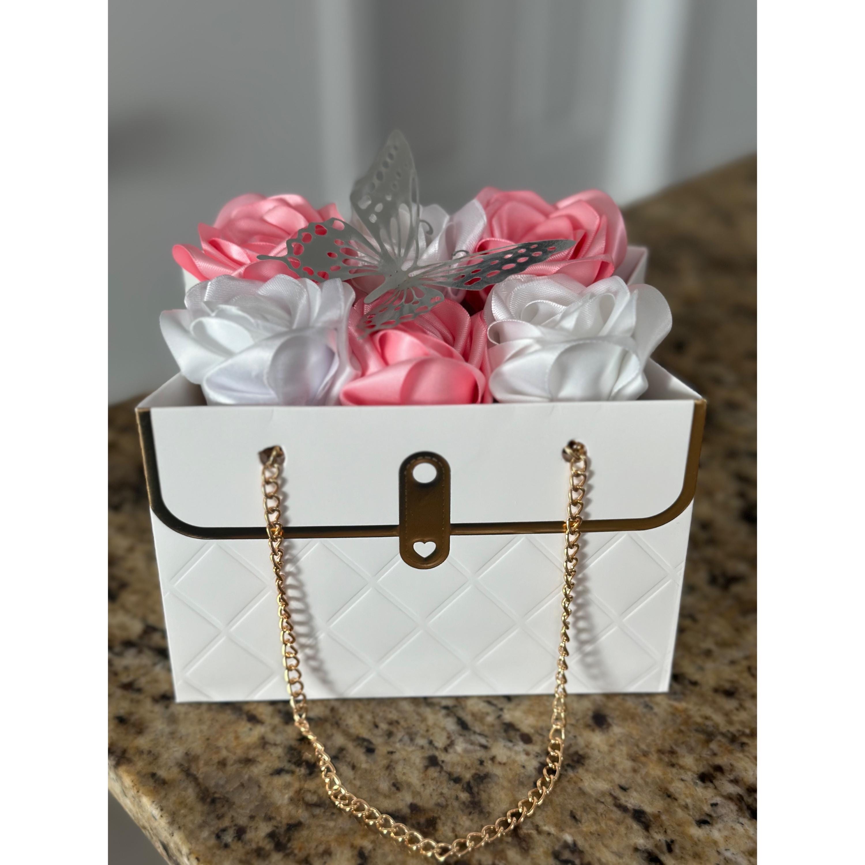 Eternal Roses Purse | Rosas Enternas | Ribbon Rose Purse