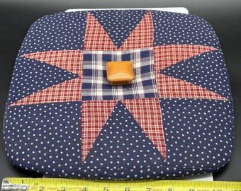 Longaberger Natural Fabric Covered Cake Basket Lid
