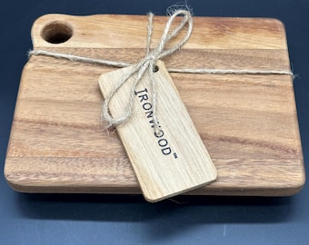 Pair of Acacia Wood Sandwich Chacuterrie Boards