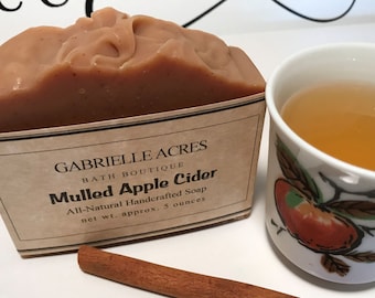 Apple Cider Soap, All Natural, Real Apple Soap