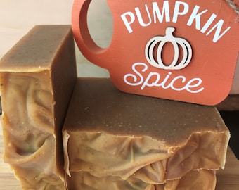 Pumpkin Spice Handcrafted Soap, All Natural, Autumn Spiced Soap