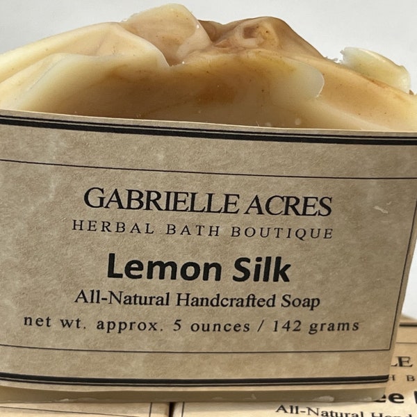 Lemon Silk All Natural Handcrafted Soap