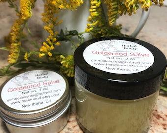 Goldenrod Salve/Goldenrod Flower Balm/Natural Healing/