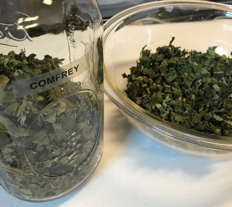 Comfrey Salve, 2 ounce Glass Jar Organically Grown Comfrey image 8