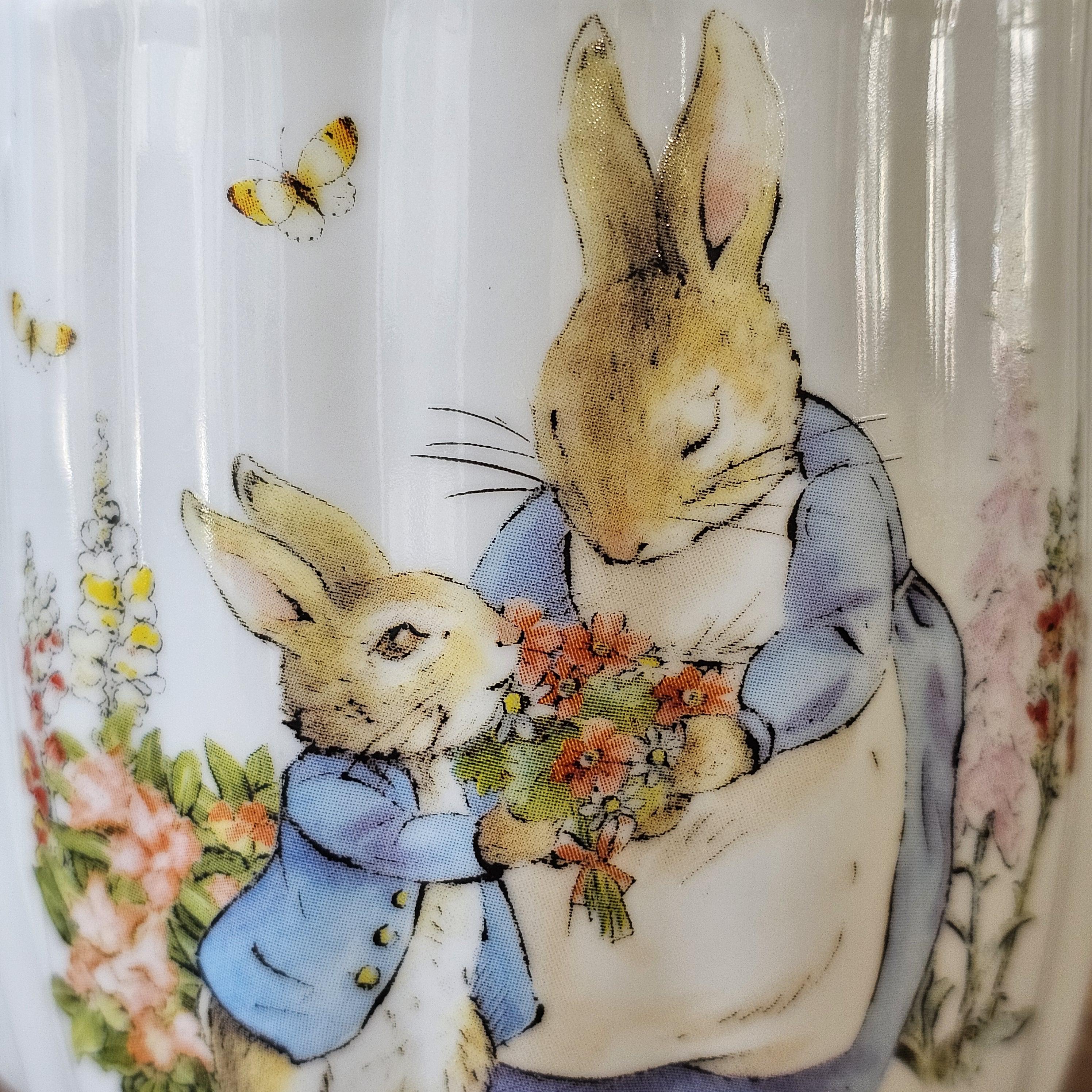 Peter Rabbit Mug Set - Set of 2 - Beatrix Potter Ceramic Mugs ...