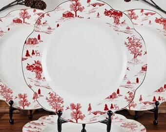 Villeroy & Boch Burgenland Red Dinner Plate, Country Style