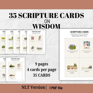 35 Schriftkarten über die Weisheit Gottes, Bibelvers, Bibelstudie, Bibelnotizen, tägliche Ermutigung, Andachtskarten, Sprichwörterschriften