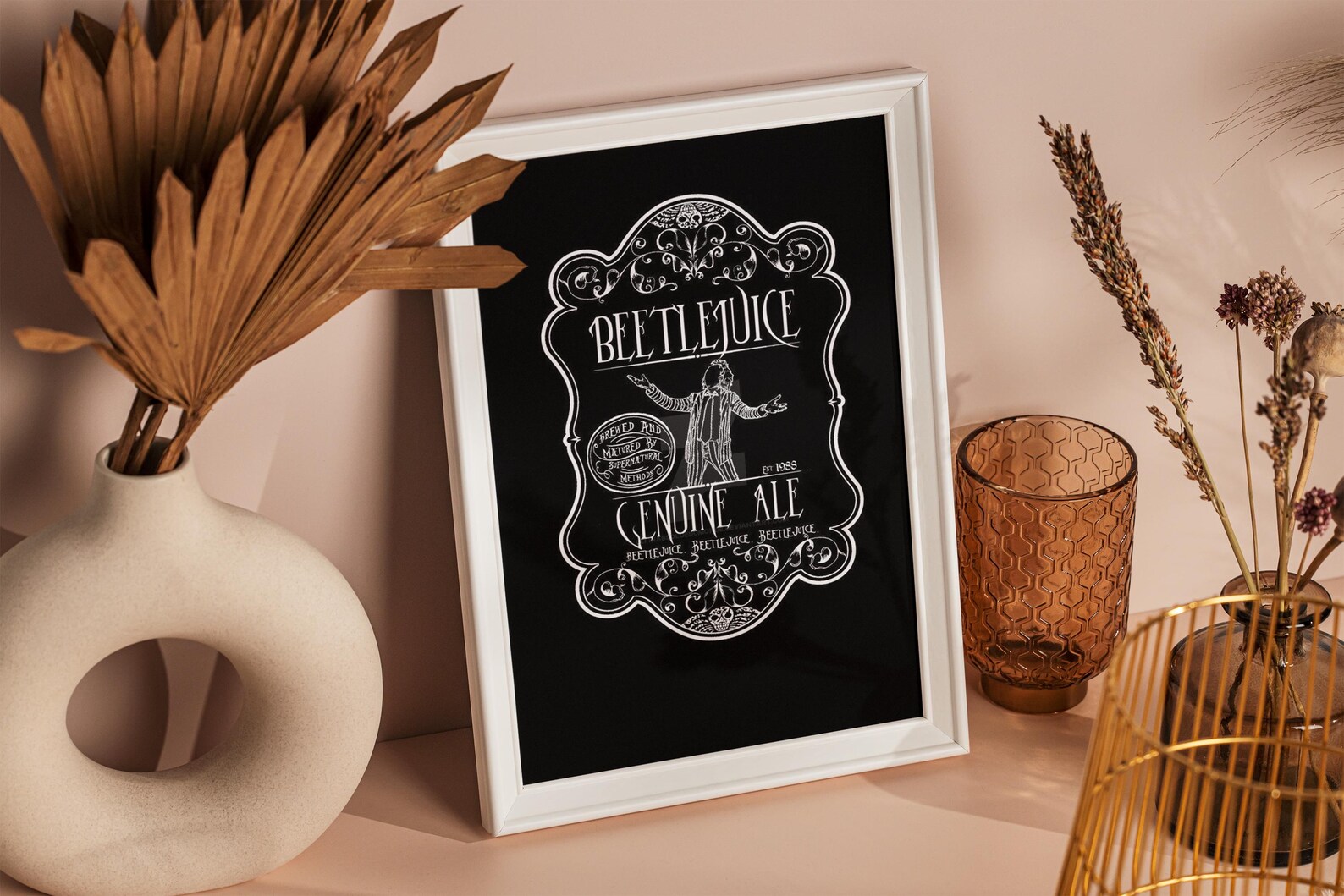 Beetlejuice Alternative Poster Beetle Juice Room Decoration Beetlejuice