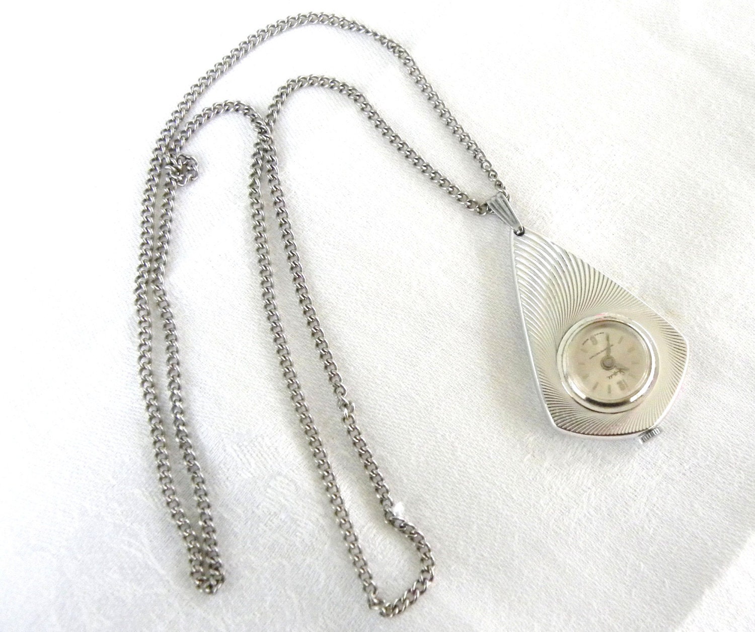 Vintage Sheffield Mechanical Pendant Watch Etsy