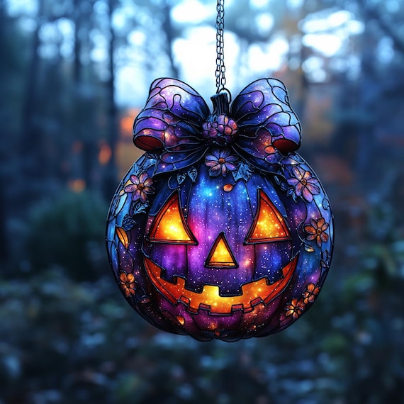 ステンドグラス ランプ ハロウィン ステンドグラス ランプ ペンダントライト 照明 おしゃれ Iida