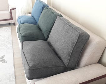 Sofa Back Cushion, Back Of Couch Cushions, Patio Couch Cushions, Patio Cushions Sofa, Couch Seat Cushions, Sofa Sitting Cushion(Only Cover)