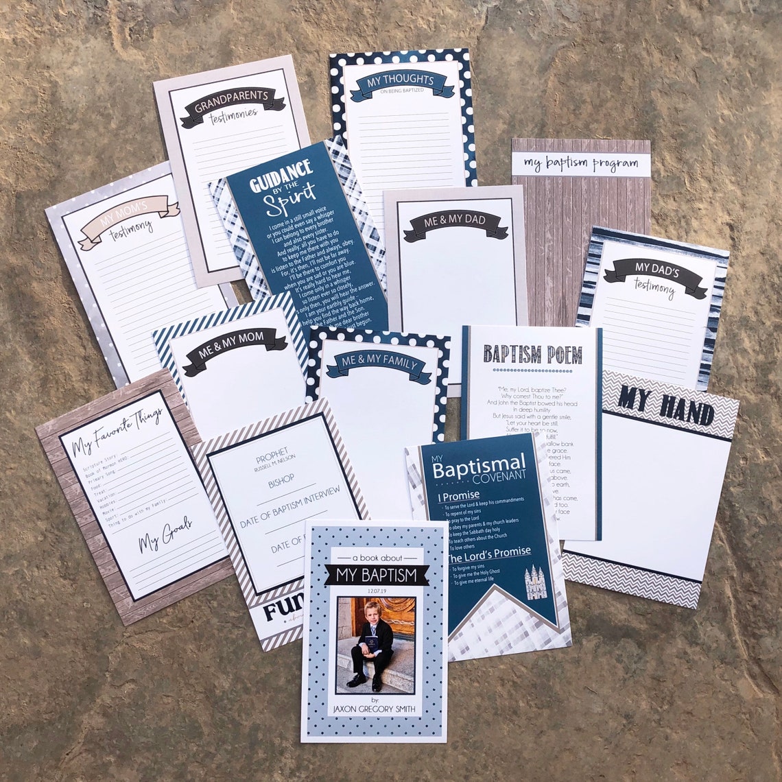 Baptism Memory Book DIGITAL Etsy