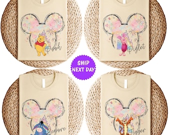Disney Winnie The Pooh Shirt, Tigger Eeyore Shirt, Pooh Bear Shirt, Disney Trip Shirt, Mickey Castle Tee, Piglet T-Shirt, Winnie Shirt