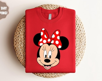 Minnie Mouse Sweatshirt, Disney Minnie Sweatshirt, Disney Sweatshirt, Disney Women Sweatshirt, Minnie Hoodie, Magic Disney Trip Sweatshirt