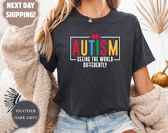Autism Seeing The World Differently Shirt, Autism Shirt, Special Ed Teacher Shirt, Autism Awareness Shirt, Autism Shirt, Autism Month Shirt