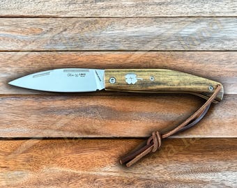 Miguel Nieto LUCK Spanish Folding Knife Böhler N690Co Steel Pistachio Wood Handle
