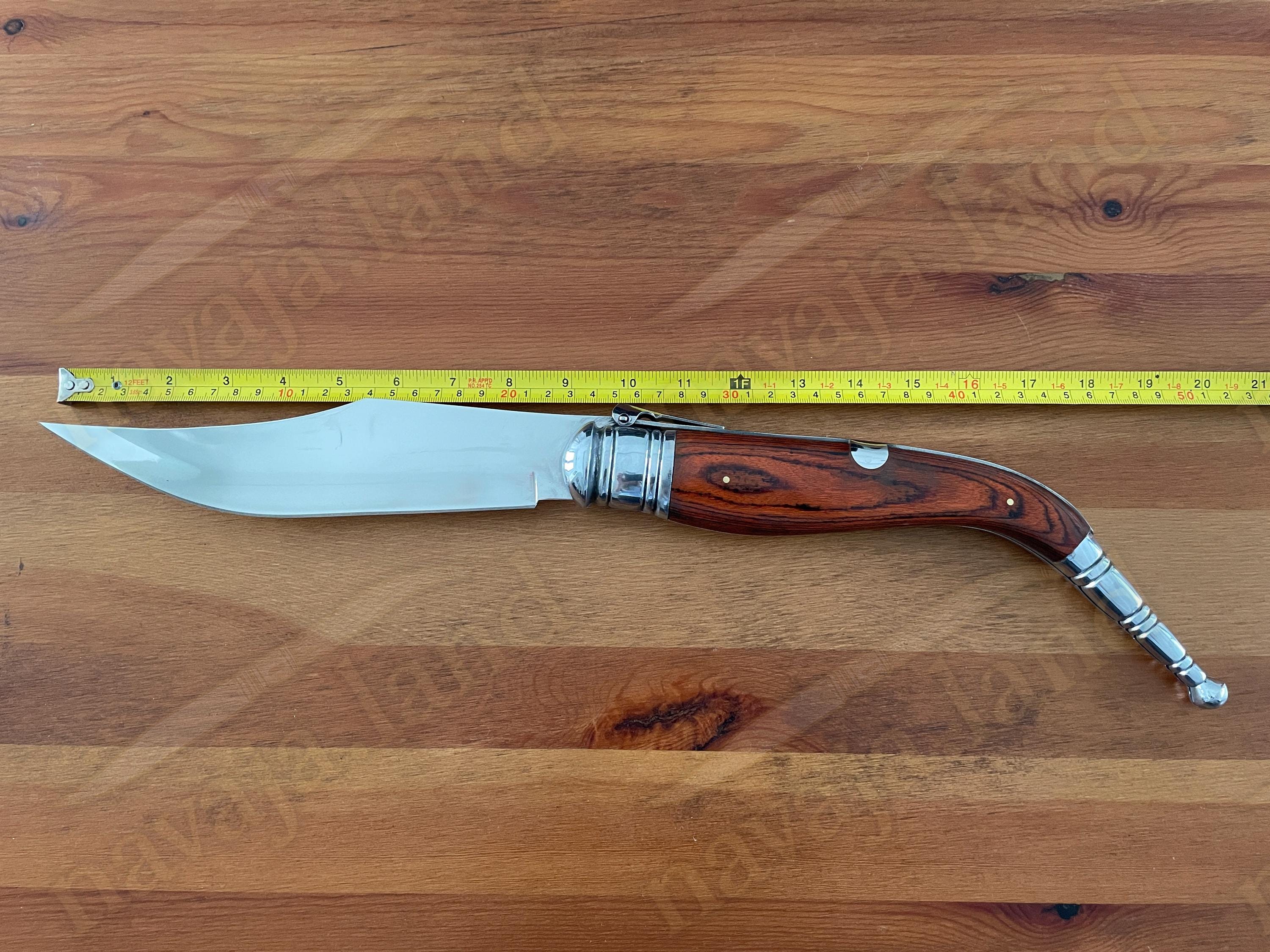 Spanish Rachet 9” Giant Sevillian (sevillana) Navaja – Spanish Folding Knife | Red ...