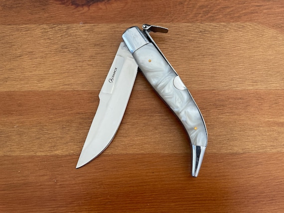 4.3" Spanish Navaja Teja Albacete Pocket Knife Nacre Imitation
