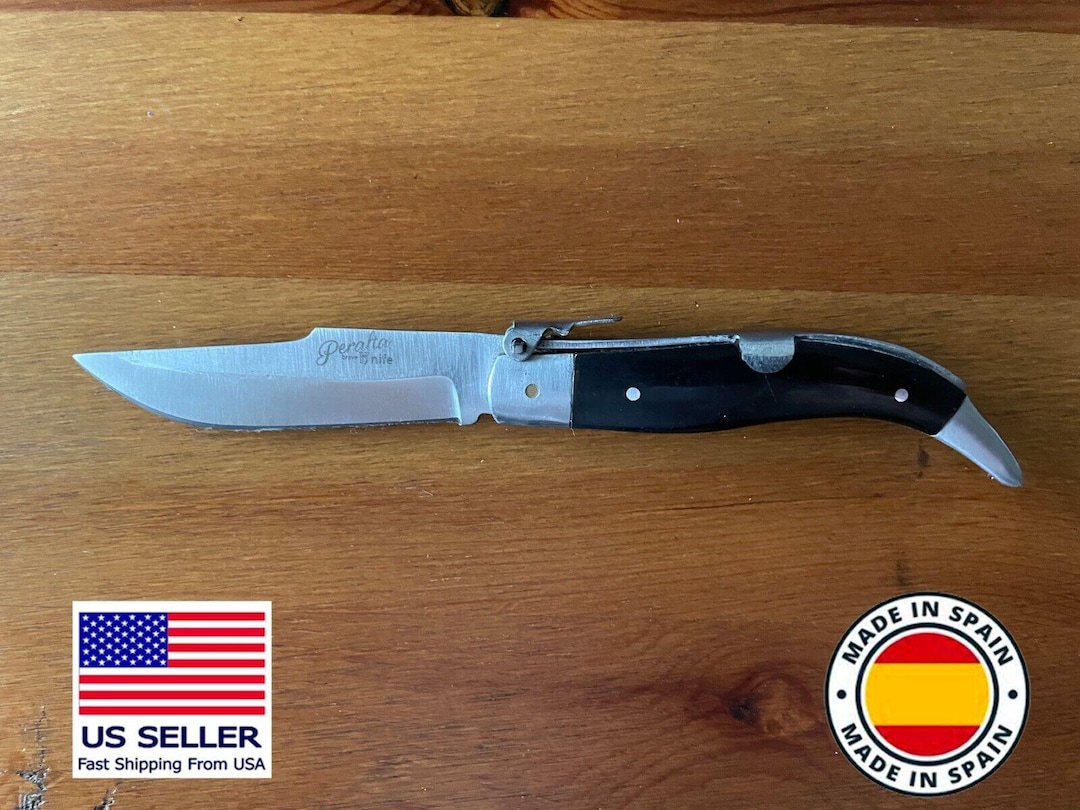 Navaja Redonda Profesional Bufalo - Acero Inoxidable, 14 Cm, Ideal Para Cocina Y Pescado