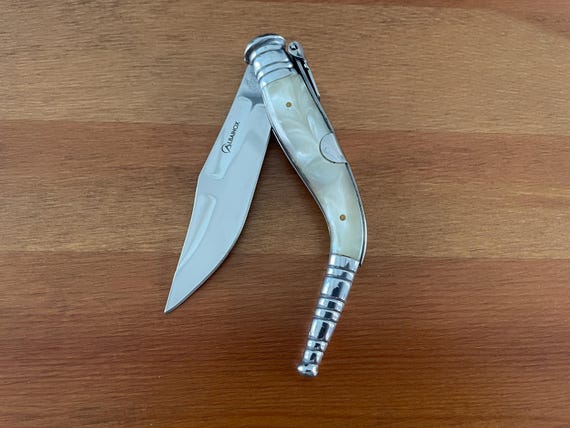 3.75" Navaja Sevillana Bandolera Nacre Imitation Handle from Spain