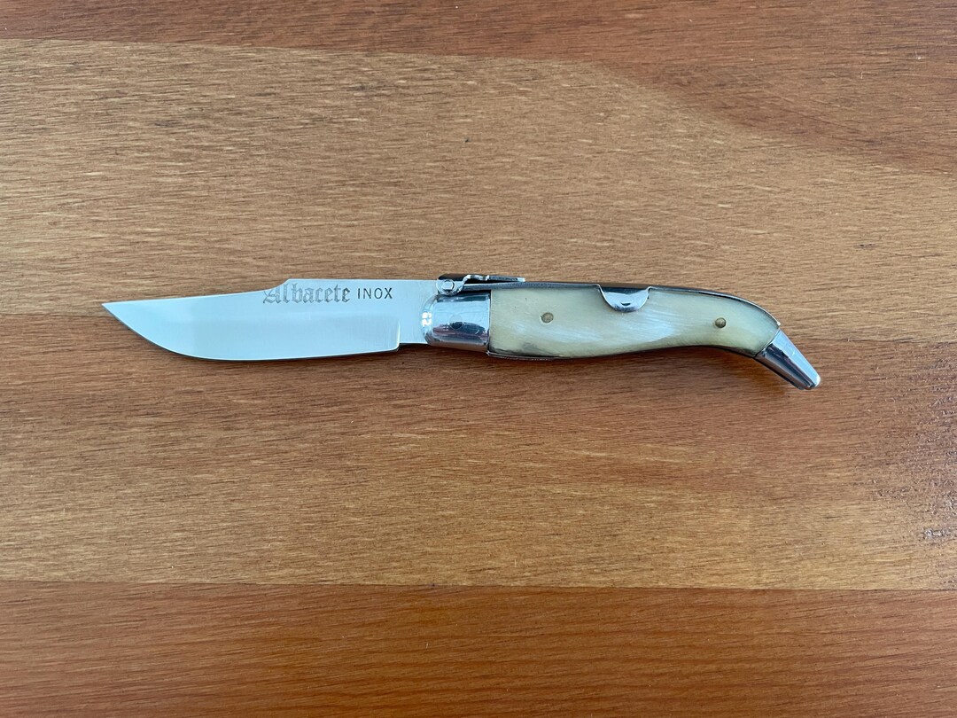 2.75” Spanish Classic Navaja Teja Albacete Inox Pocket Knife Genuine ...