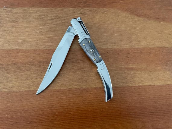 3.8” Arabian Folding Pocket Knife Bull Horn Scales from Spain