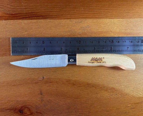 3.3" No Lock Navaja MAM Folding Pocket Knife - Made in Portugal