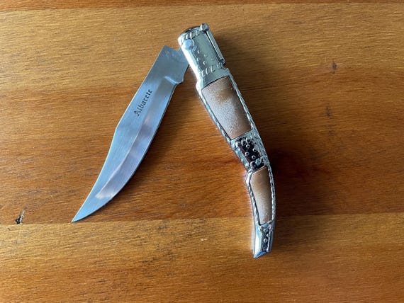 4” Arabian Style Folding Pocket Knife Navaja Handcrafted in Spain