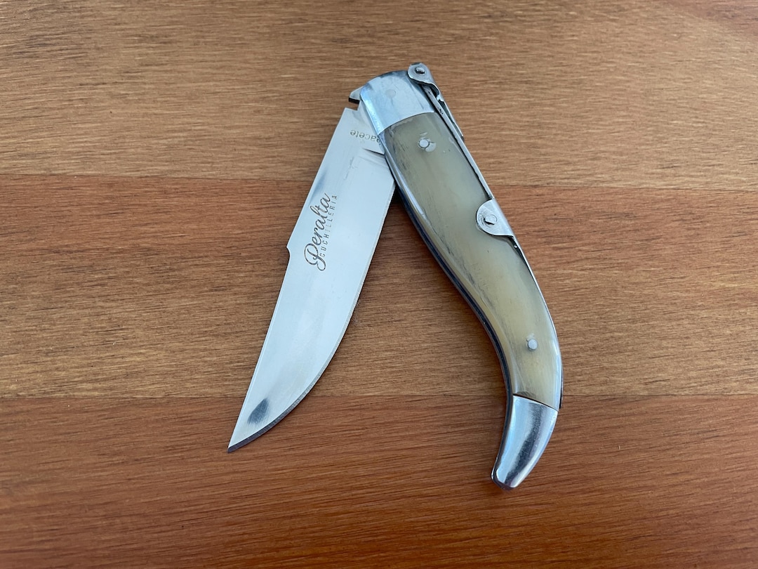 Navaja Artesanal Corcoles Teja Personalizada Nombre Navaja Artesanal Corcoles Albacete - Modelo Teja, Hoja 8.5cm, Personalizada Con Tu Nombre Navaja Teja Corcoles Personalizada