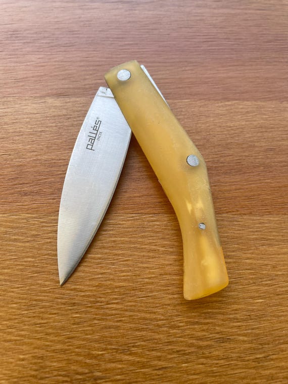 3.14" Pallés Inox Navaja Pocket Knife Stainless Steel Blade ABS Handle