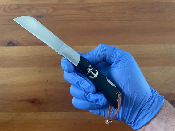 3.15" Beak Marin Navaja Pocket Knife Sailor / Marinera Black Stamina Handle
