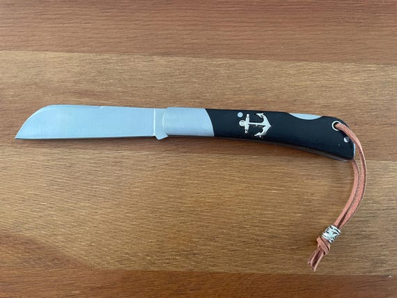 3.15" Beak Marin Najava Pocket Knife Sailor / Marinera Black Stamina Handle