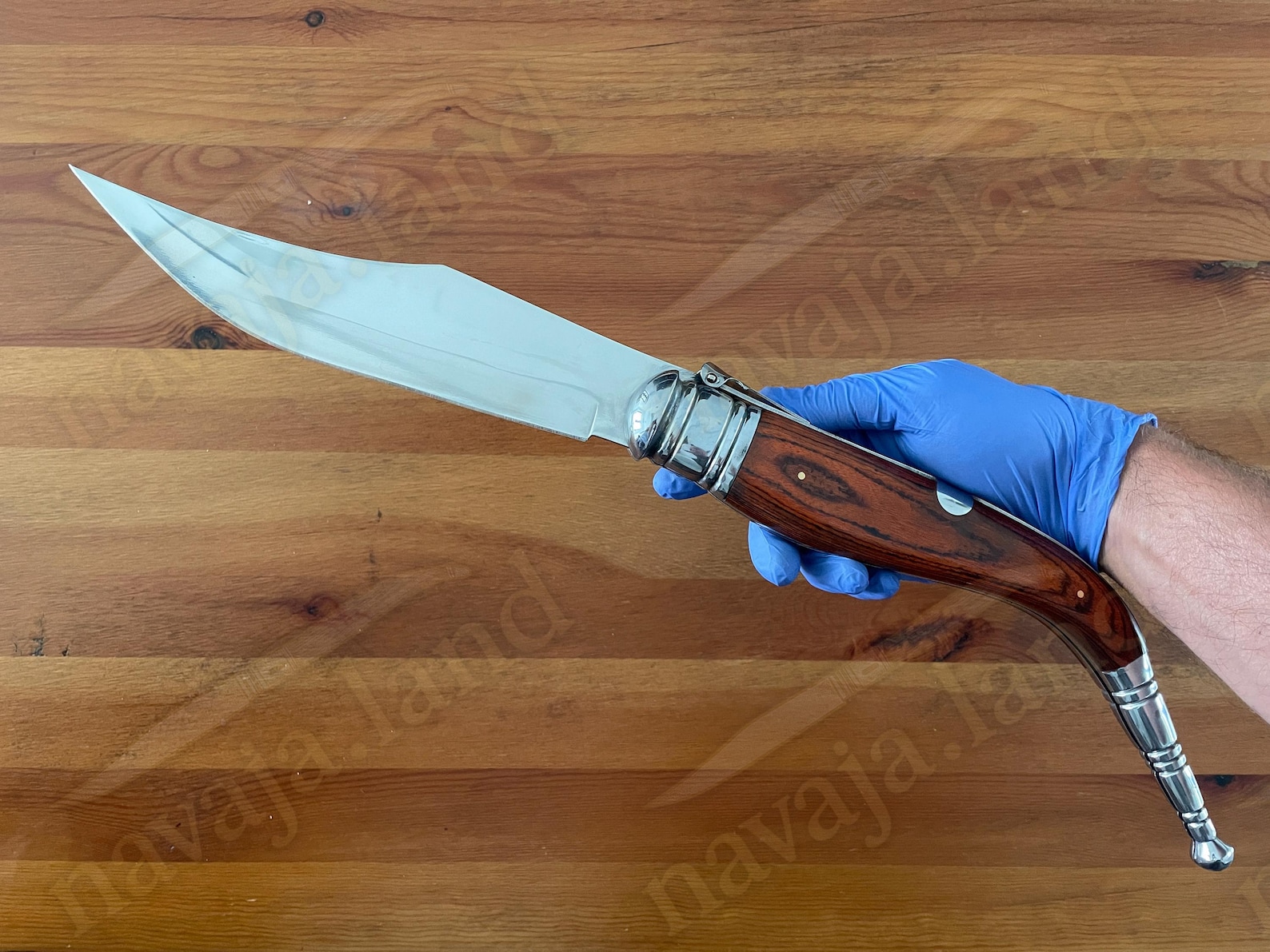 Spanish Rachet 9” Giant Sevillian (sevillana) Navaja – Spanish Folding Knife | Red ...