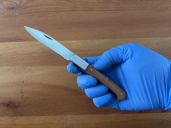 3.2" Navaja Girodia Stainless Steel Blade Wood Handle Slipjoint