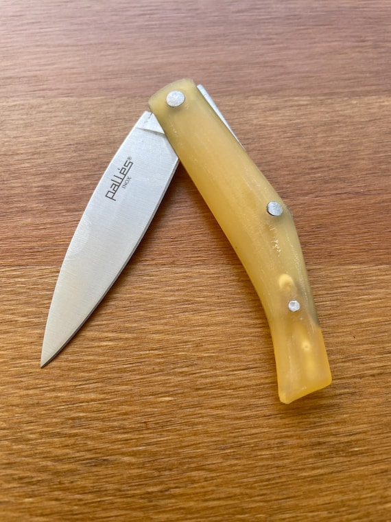 2.75" Pallés Inox Navaja Pocket Knife Stainless Steel Blade ABS Handle