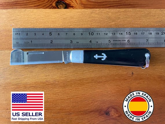 3.14" Sailor Grafting Knife Plastic Handle Ships from USA Made in Spain