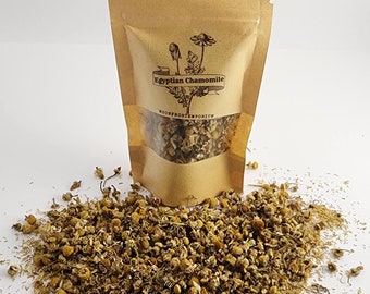 Egyptian Chamomile Flower Dried Herb Kitchen Witch Organic Magickal Herbs for Spells Altar Offering Tea