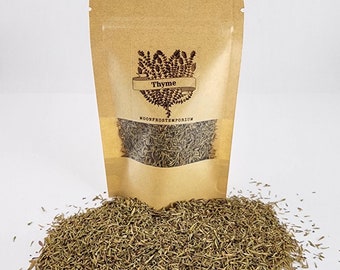 Thyme Dried Organic Herb Green Witch Magickal Herbs for Spells Kitchen Witch Altar Offering Tea