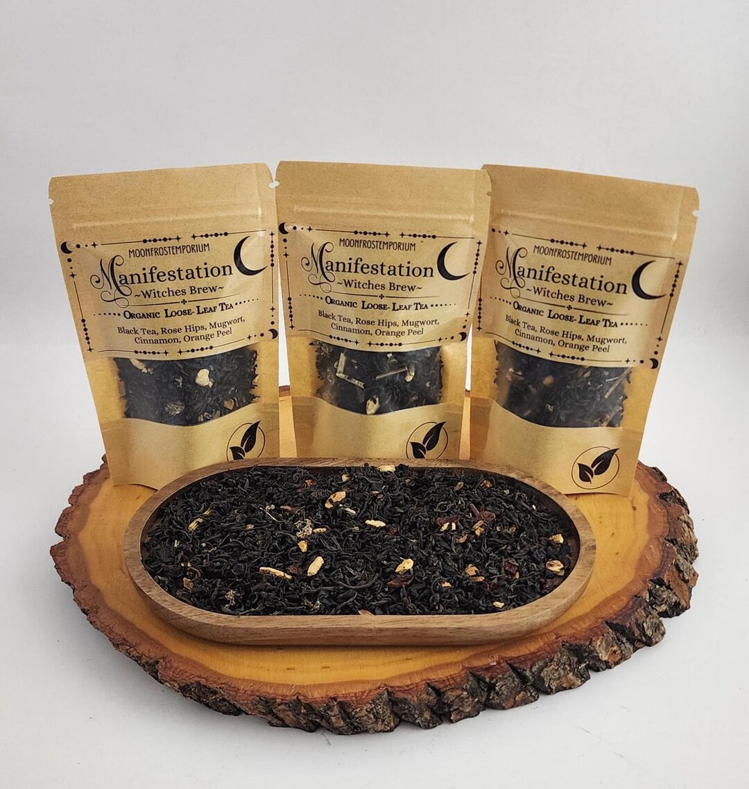 Manifestation Organic Black Tea Witches Ritual Brew Loose Leaf Herbal ...