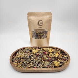 Kit de manifestation Pot-pourri Litha Simmer Pot Mélange Equinoxe d'été Parfum d'intérieur Rituel aux herbes Pot-pourri Kit de sorts d'aromathérapie