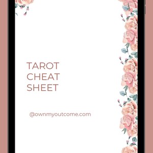 Tarot Cheat Sheet