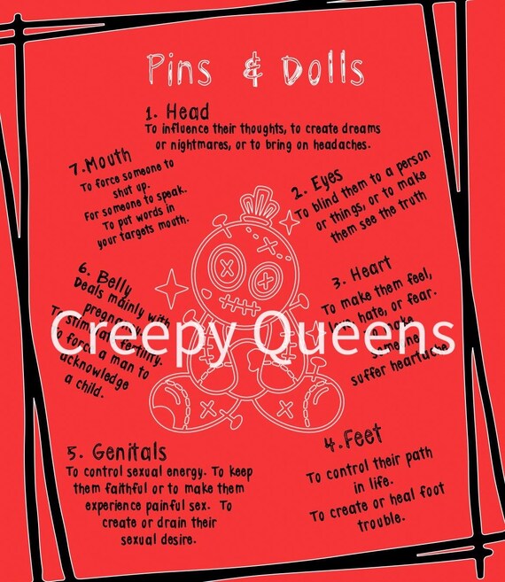 Voodoo Poppet Doll Print: Positive Intentions & Wishes (digital Download) -  Etsy