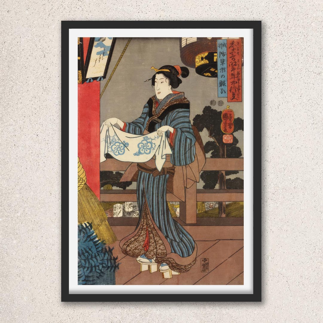 Japanese Ukiyo-e Art Poster Ukiyo-e Giclée Utagawa Kuniyoshi Home Decor ...